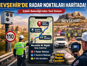 Radar Noktaları Haritada: İçişleri Bakanlığı’ndan Yeni Sistem!