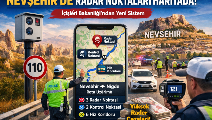 Radar Noktaları Haritada: İçişleri Bakanlığı’ndan Yeni Sistem!