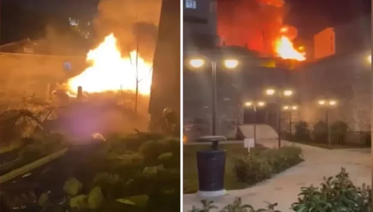 Beyoğlu’nda korkutan yangın!