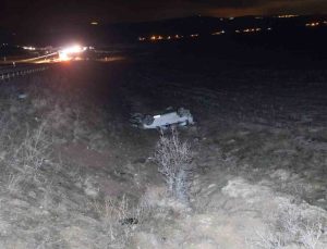 Nevşehir’de Otomobil Şarampole Uçtu: 4 Yaralı