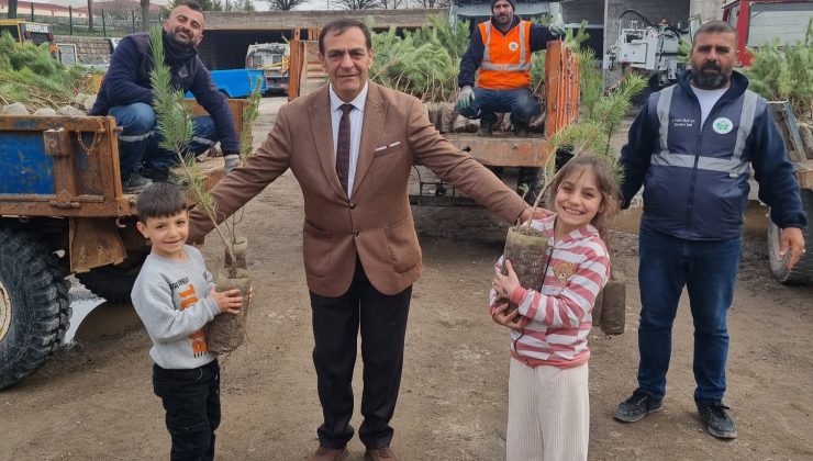 Göre Belediyesi’nden Çevre Hamlesi: 2000 Çam Fidanı Dağıtıldı