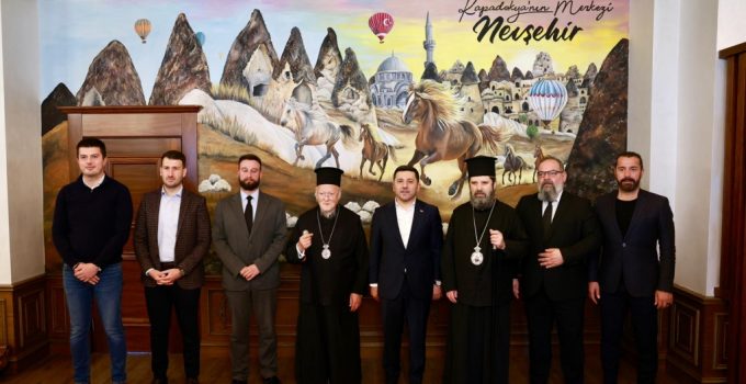 Patrik Bartholomeos Nevşehir’de! Başkan Arı ile Bir Araya Geldi