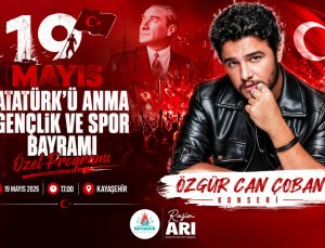 Özgür Can Çoban, 19 Mayıs’ta Nevşehir Kayaşehir’de Konser Verecek