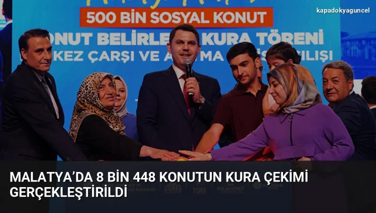Malatya’da 8 bin 448 konutun kura çekimi gerçekleştirildi